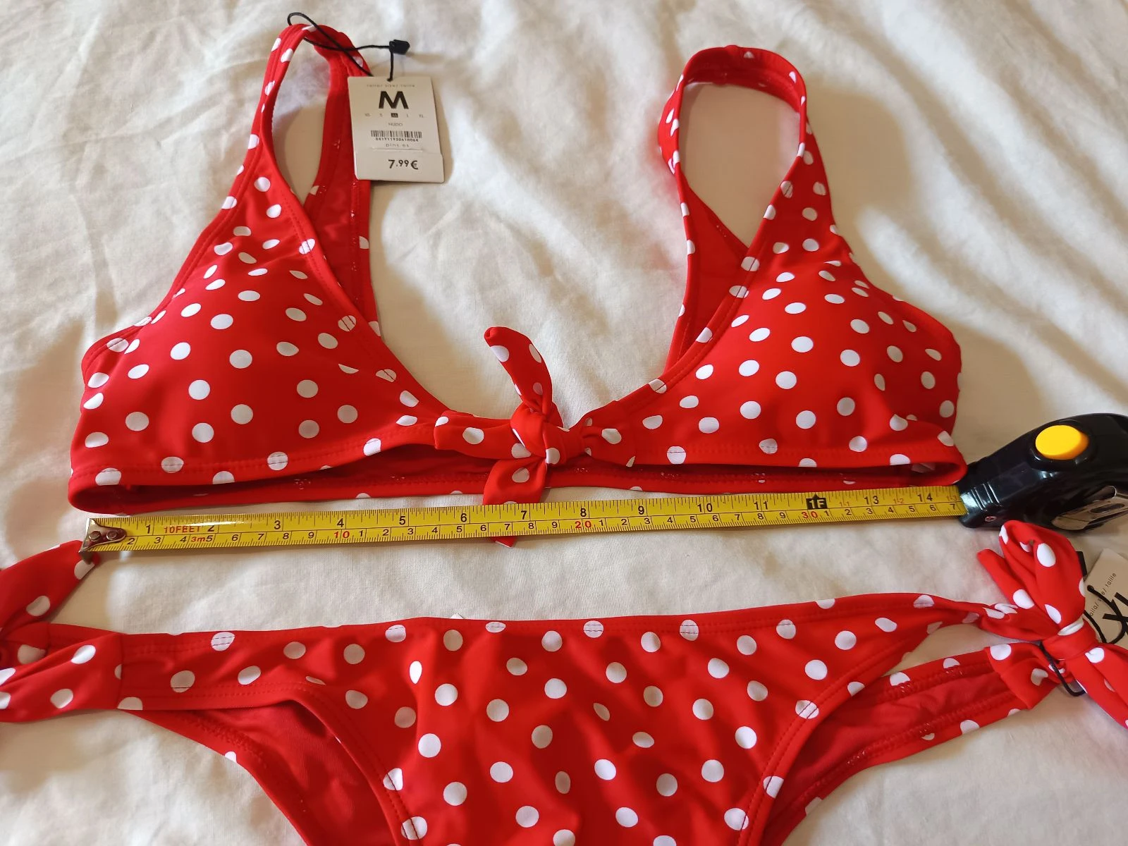Rode bikini met stippen / Polka dot nieuw – Y2K / Pin-Up / Retro stijl – photo 5